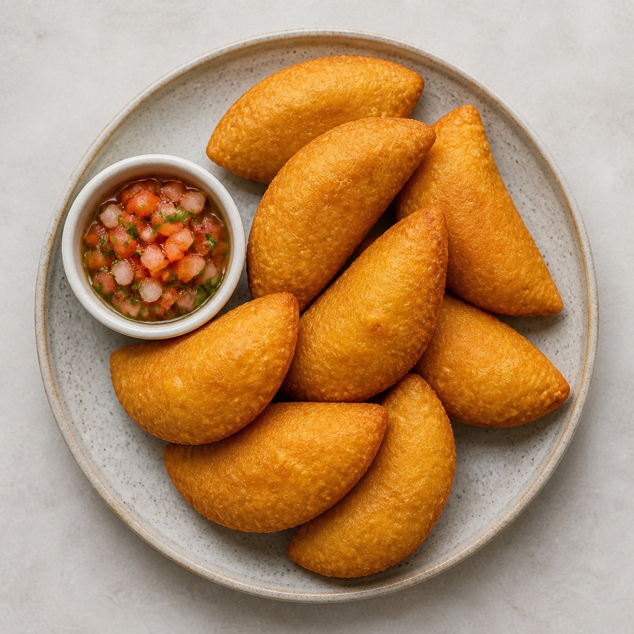 Empanadas de pollo, carne y hawaiana